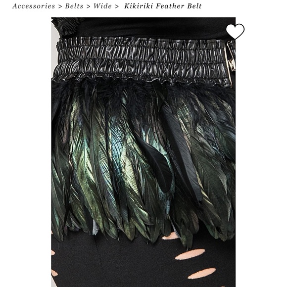 Kikiriki feather belt size medium excellent - Picture 3 of 7